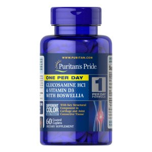 Joint Soother One Per Day Glucosamine, Vitamin D3 & Boswellia